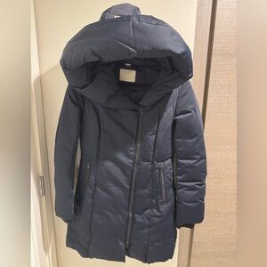 Soia & Kyo Women's navy blue Hooded Puffer Coat SIZE : S/P
